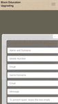 Mobile Screenshot of blackeducationupgrading.org.za